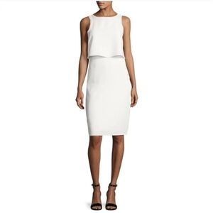 Rag & Bone Cream/White Sleeveless Open Back Dress Size L